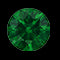 Octagon Lab Created Emerald Classic Solitaire Engagement Ring with Moissanite